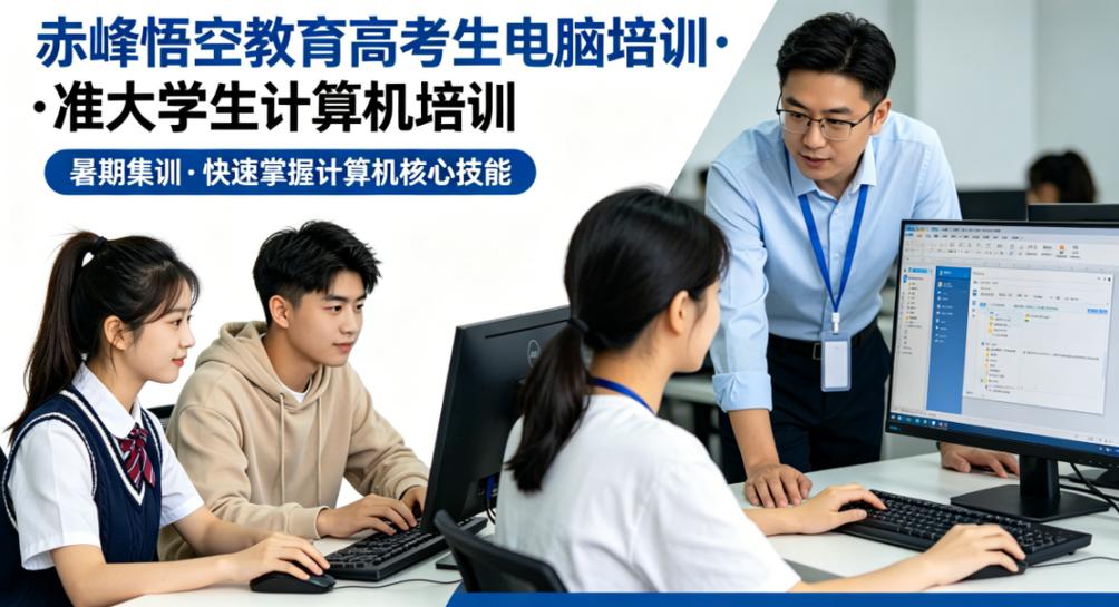 赤峰的准大学生计算机/电脑技能培训 告别电脑小白